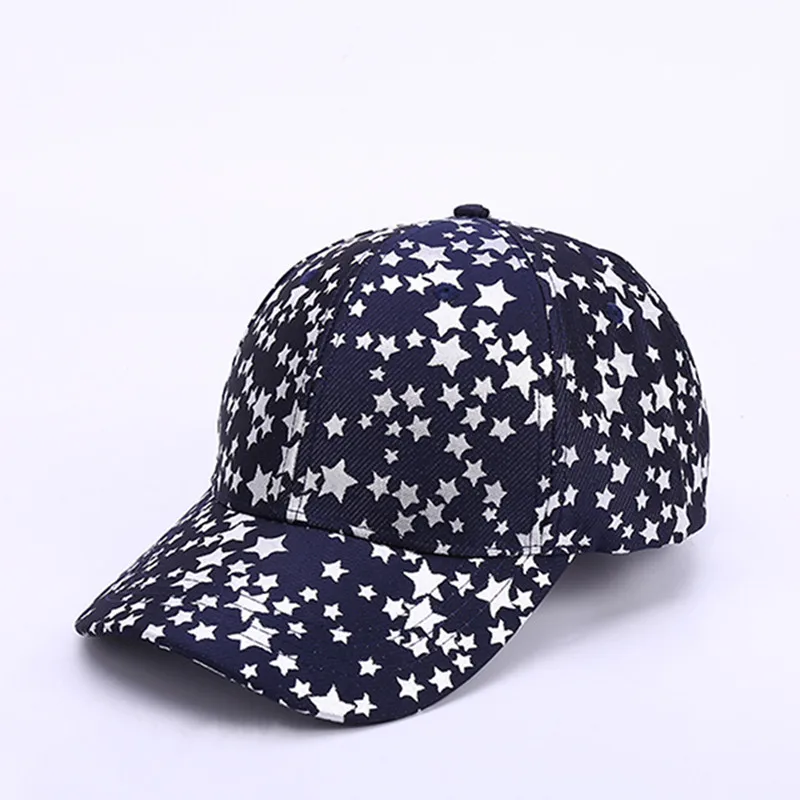 

New Ladies Baseball Hat Fashion Breathable Five-Pointed Star Men's Outdoor Sunscreen Sunshade CasuaSport Cotton Snapback Cap