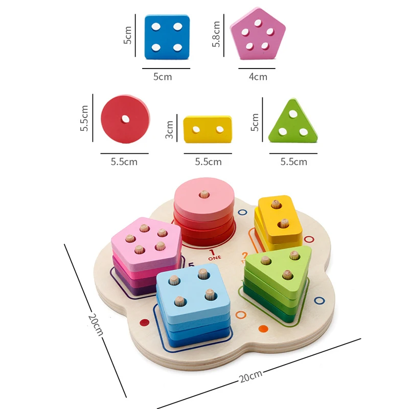 Игрушки Монтессори детские развивающие деревянные игрушки для детей раннее