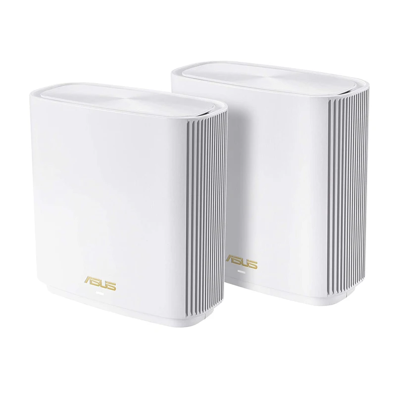 ASUS ZenWiFi XT8 2 Packs Whole-Home Tri-Band Mesh WiFi 6 System Coverage up to 5,500sq.ft or 6+Rooms, 6.6Gbps WiFi Router