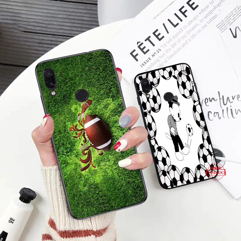 Футбольный мяч на воде силиконовый мягкий чехол для Xiaomi 6 8 Lite 9 SE F1 A1 A2 A3 9T Pro CC9 CC9E Mix
