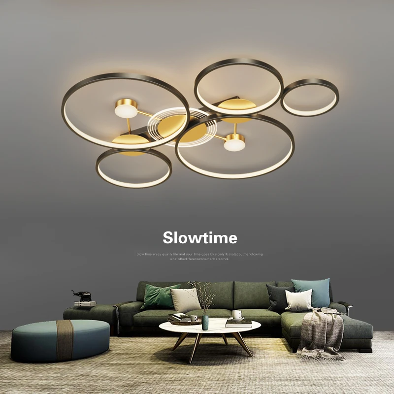 

New Modern led Ceiling Lights for Living Room Bedroom Dining room Study office Remote control Home Creative Ceiling Lamp fixture