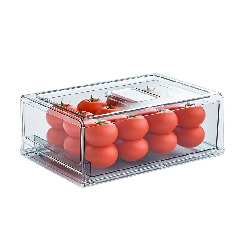 

Refrigerator Fresh-keeping Freezer Drawer Storage Box Drawer Type Kitchen Storage Food Food Sorting Egg Box