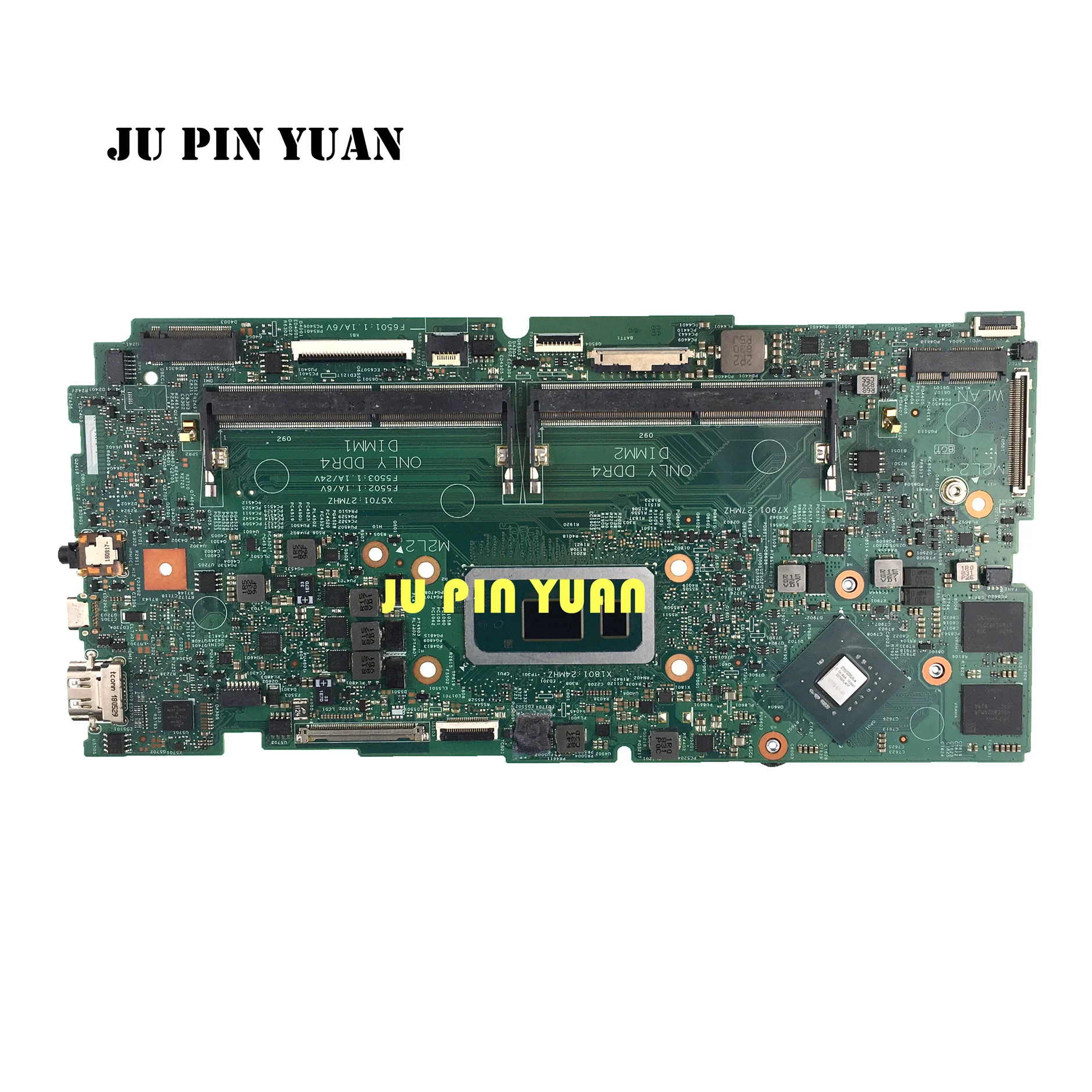 

Материнская плата для ноутбука DELL Inspiron 15 7586 17 7786, фотосессия 0C6KN0 C6KN0 18706-1 с процессором I7-8565U, нормально протестирована