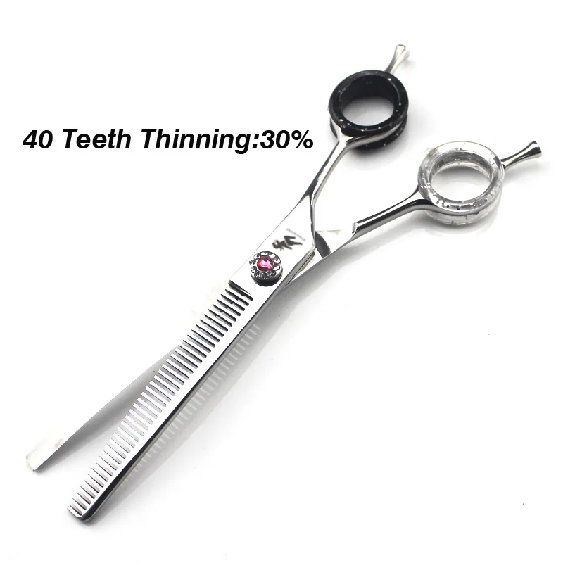 Профессиональные изогнутые ножницы 7 дюймов 440c для груминга домашних питомцев