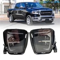 2pcs black chrome led fog lamps 48w auxiliary light replacement for dodge ram 1500 pickup 2013 2014 2015 2016 2017 2018