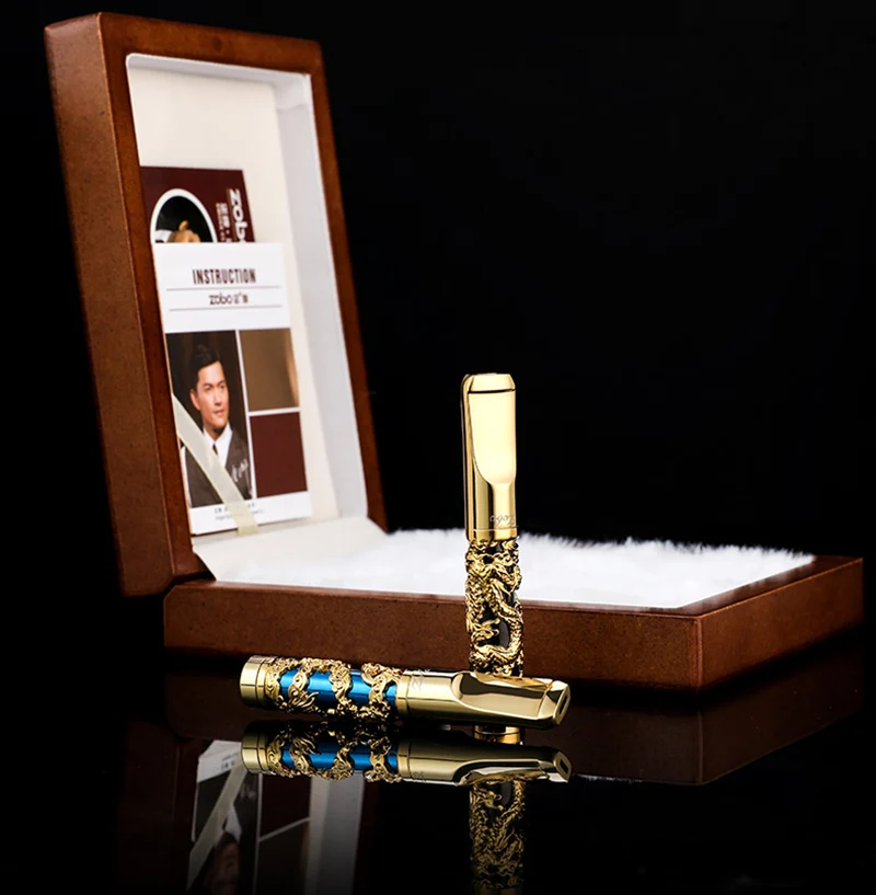 Zobo оригинальный держатель для сигарет двойного типа рельефный выдолбленный