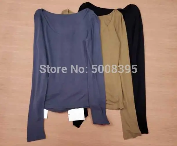 Трикотажные топы [ElfStyle] голубого цвета из вискозы с вырезом лодочкой и на спине