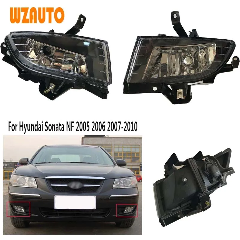 Передний бампер для автомобиля противотуманные фары в сборе Hyundai Sonata NF 2005 2006 2007-2010