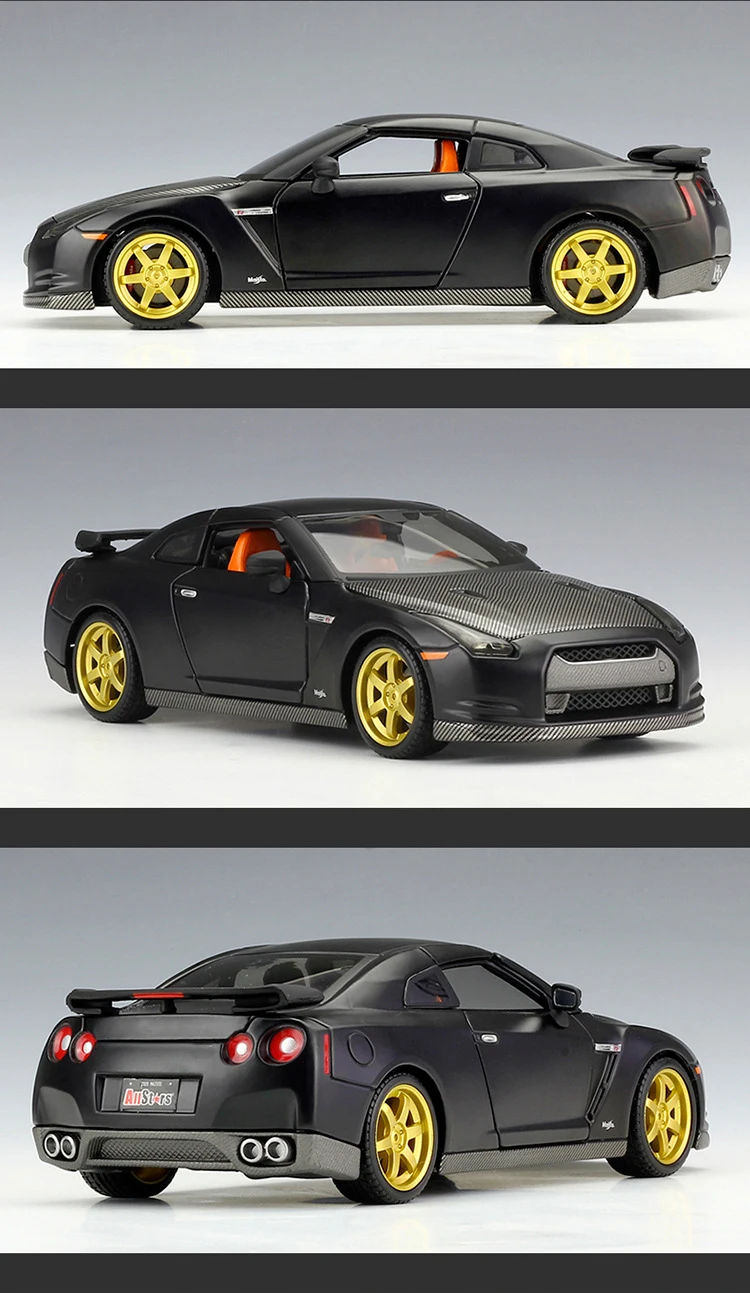 Maisto 1:24 Масштаб 2009 R35 углеродное волокно зарядное устройство Металл литье под давлением модель гоночный Спорт авто автомобиль детские игрушки подарок
