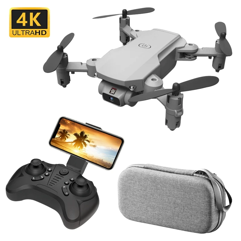 Складной мини-Дрон KaKBeir Радиоуправляемый квадрокоптер 4K 1080P 480P HD с камерой FPV Wi-Fi