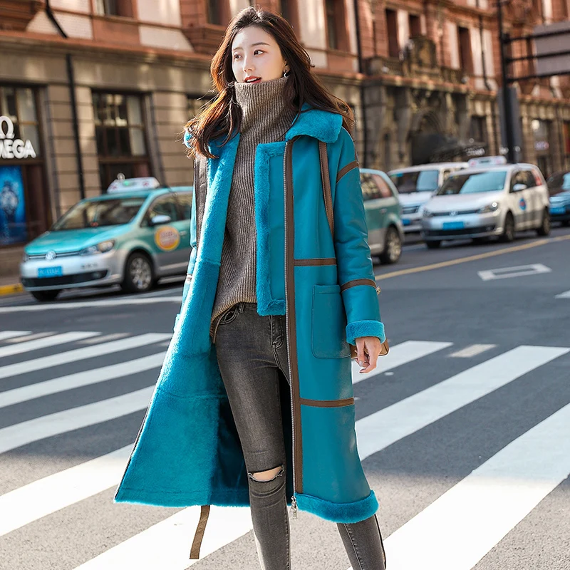 Новая модная зимняя одежда для женщин девушек длинный рукав теплая