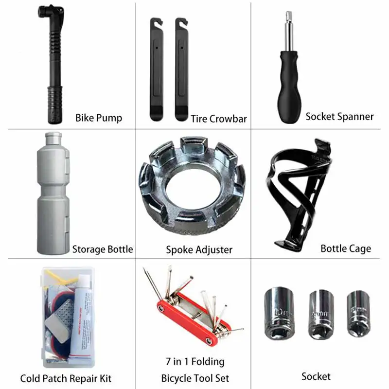 Набор инструментов для ремонта велосипеда капсулы Box Многофункциональный