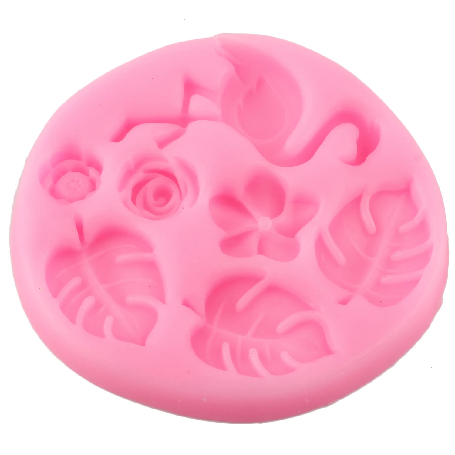 Фламинго силиконовые формы черепаха лист кекс Топпер помадка ребенка день