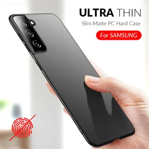 slim phone case for samsung galaxy s21 s20 fe ultra s10 plus s10e s9 s8 a51 a71 a21s a31 a41 a50 a70 note 20 10 9 pc hard cover free global shipping