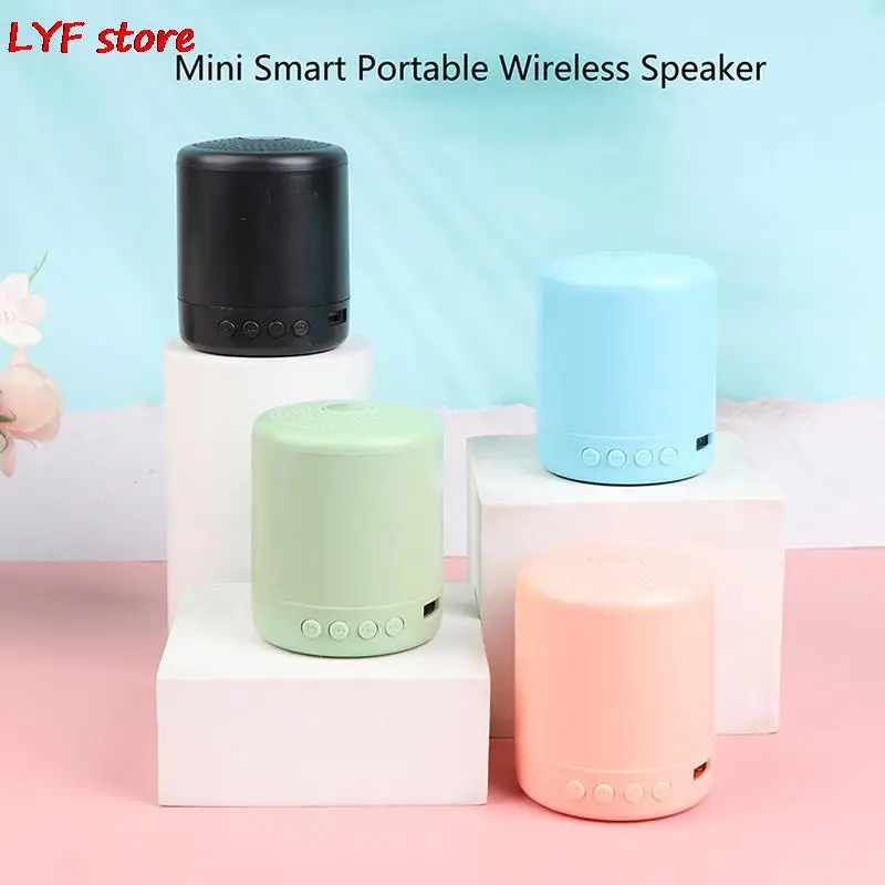 Mini Smart Portable Wireless Bluetooth Speaker FM TF USB AUX MP3 Music Speaker