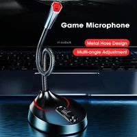 3 5mm studio microphone speech mic stand holder usb desktop microphone mini notebook computer for pc loud speaker