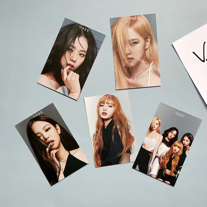 

5pcs/set KPOP Group BP Photocard New Album VOGUE Photo Cards LOMO Card for Fans Gift