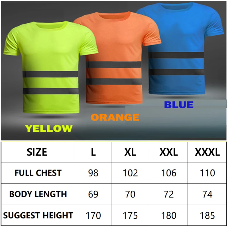Рабочая Светоотражающая футболка рабочая одежда для езды на мотоцикле и