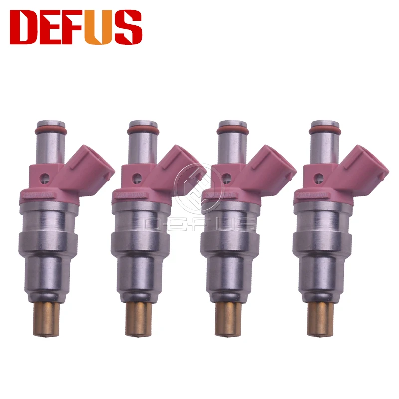 

Топливная форсунка DEFUS 4X OE 23209-16070 для yota Corolla 1988 л (4AGEC) 1989-23250 16070-2325016070 2320916070