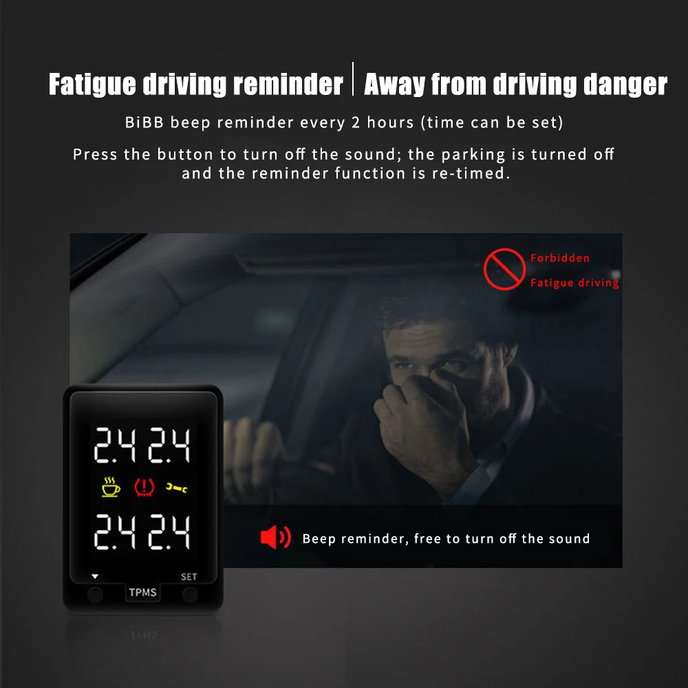 Для Toyota Highlander Vios Corolla RAV4 Yaris Senna Ayr Law lcd цифровой монитор давления в шинах OBD TPMS