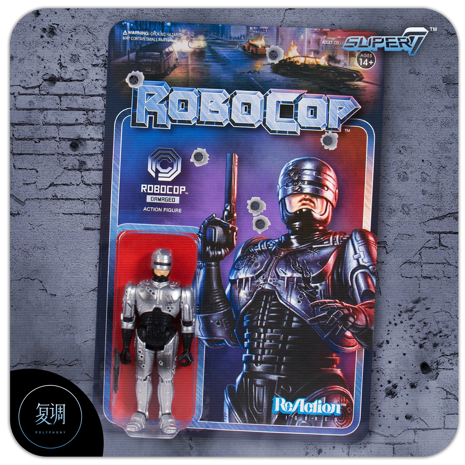Фигурка супер героя Robocop из ПВХ 3 75 дюйма|model castle|modele iptoy series |