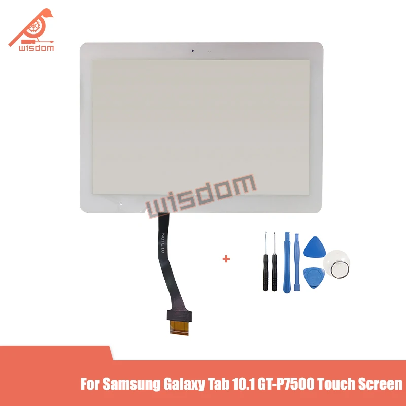 

New P7500 Touch Screen Glass Panel For Samsung Galaxy Tab 10.1 GT-P7500 Digitizer Sensor LCD front GlassReplacement