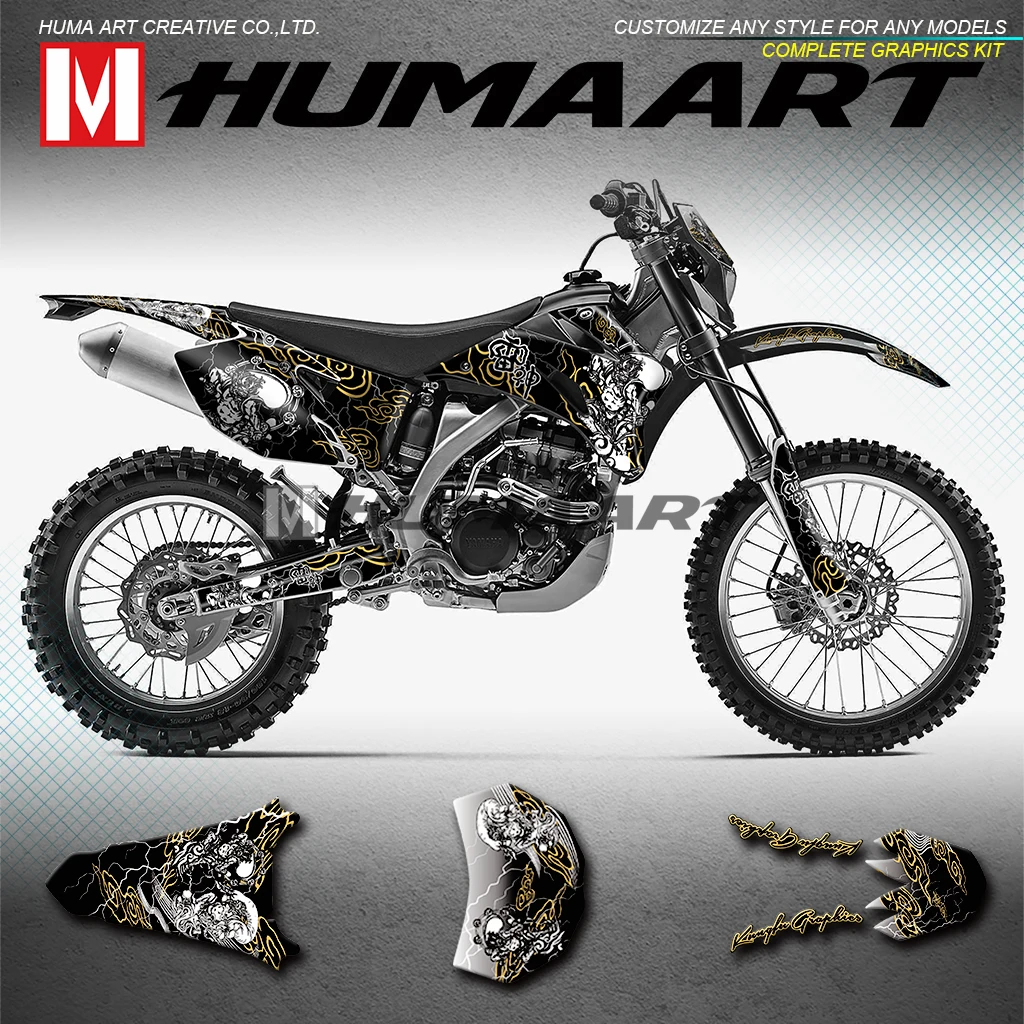 Виниловая наклейка на мотоцикл HUMMART для WR250F WR450F 2007 2008 2009 2010 2011 2012 2013 2014|Наклейки и