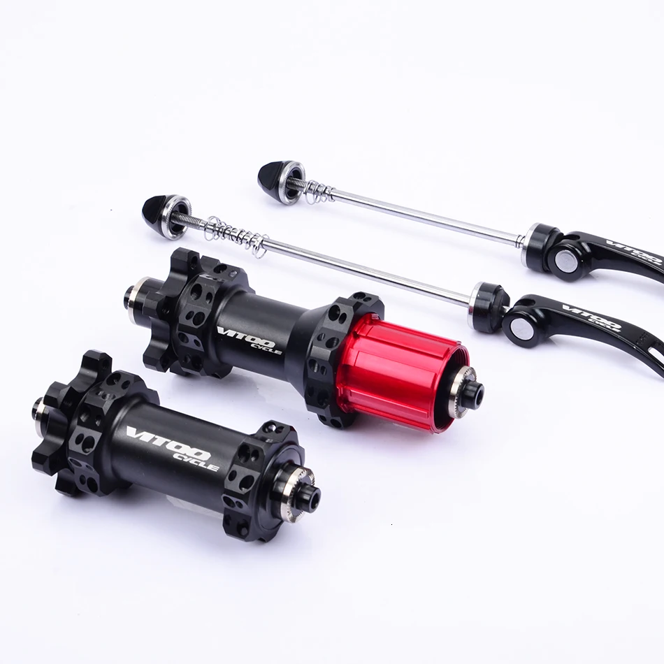 Vitoocycle герметичный подшипник MTB горный велосипед концентратор Quick Release комплект велосипед концентратор 32 отверстия дисковые тормоза 15/12 мм изменить через оси QR дальнего света
