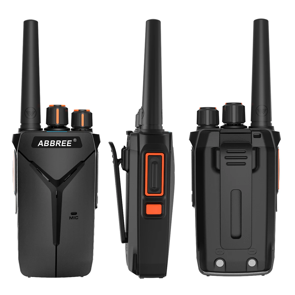 ABBREE AR-F1 10 км Большая дальность мощная рация Портативный CB 5 Вт UHF 400-470 МГц любительский двухполосный радиоприемник