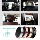 Автомобильный магнитный держатель для телефона, автомобильная подставка, магнитный Кронштейн для мобильного телефона, автомобильный Магнитный круглый держатель для iPhone 12 Pro Max samsung