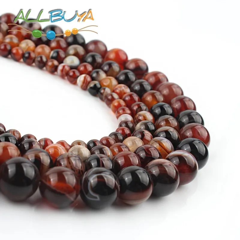 Бусины из натурального камня кофейное крепление раньше для изготовления