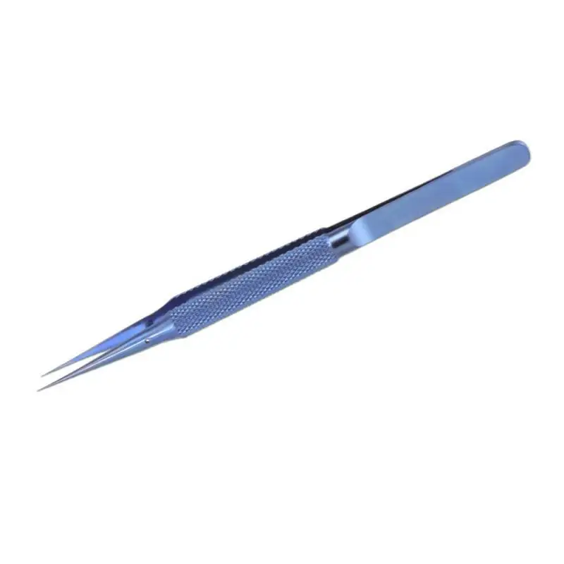 

Electronic Components Straight/Curved Tip Tweezers Precision Titanium Alloy/Stainless Steel Fly Line 0.15mm Fingerprint Tweezers