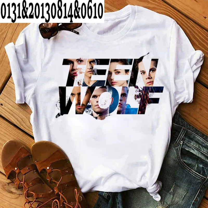 

Movie Teen Wolf Print Women's T-shirt Summer Short-sleeved Stilinski 24 Lahey McCall Casual T-shirt Funny Unisex Tops Tee Female