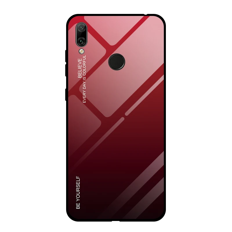 05 Роскошный чехол для телефона из закаленного стекла для huawei Y9 Y7 Y5 Y6 Prime Y7 Y6 Y5 Prime защитный чехол для задней крышки - Цвет: 05