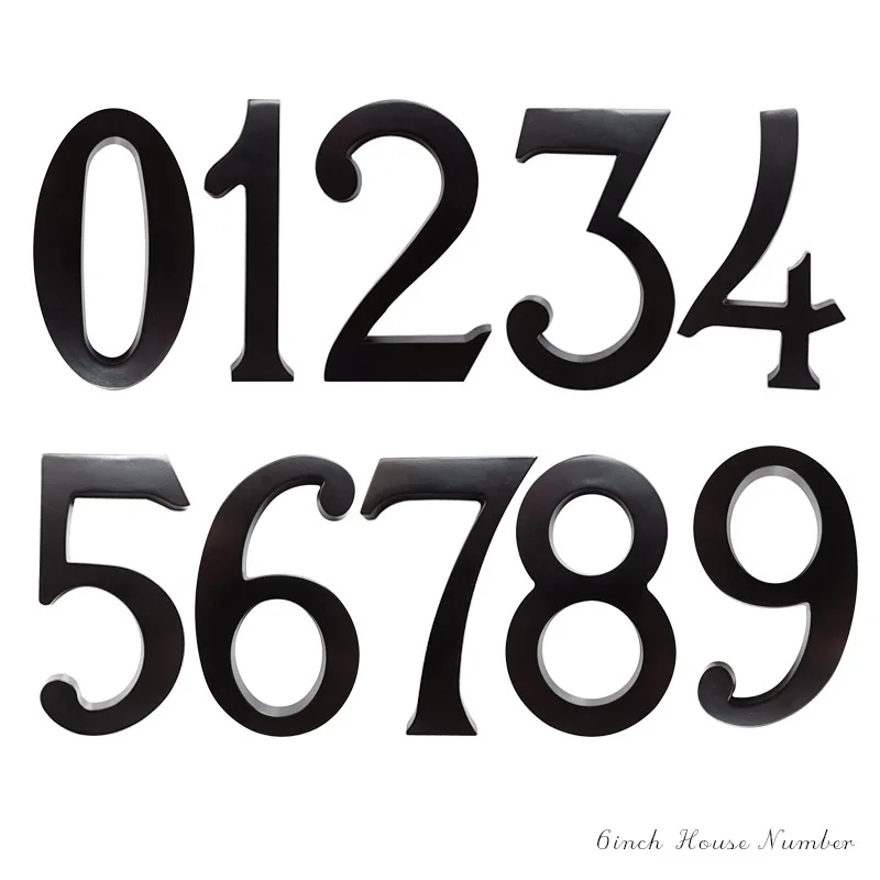 152 мм плавающий дом с цифрами большие современные двери алфавит для дома и улицы 6