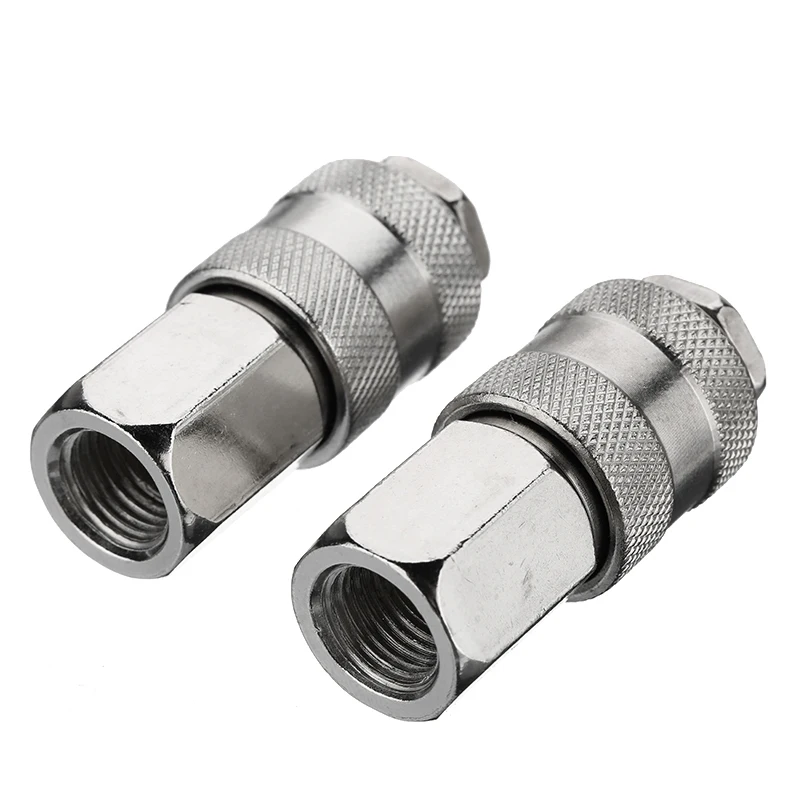 2 шт. Разъем Воздух быстро 1/4 BSP евро компрессор гнездовые разъемы Quick Release