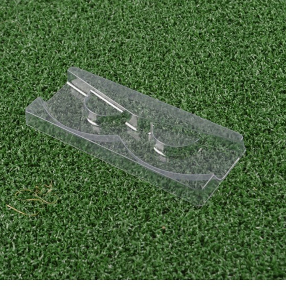 Прозрачный ресниц лотки Пластик норки держатель прозрачный металлический лоток