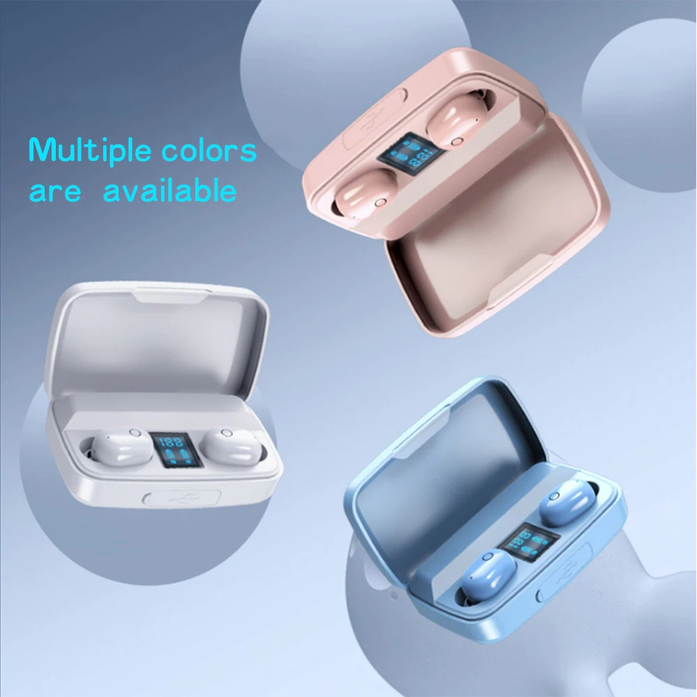Nine Pole NP A10S LED Digital Display Smart Touch Control TWS Wireless Earphones HiFi Stereo Sound Earbuds | Электроника