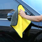 Полотенце из микрофибры, очень мягкая салфетка для мойки автомобиля, салфетка для ухода за автомобилем, полотенце для мойки автомобилей, 1 шт.