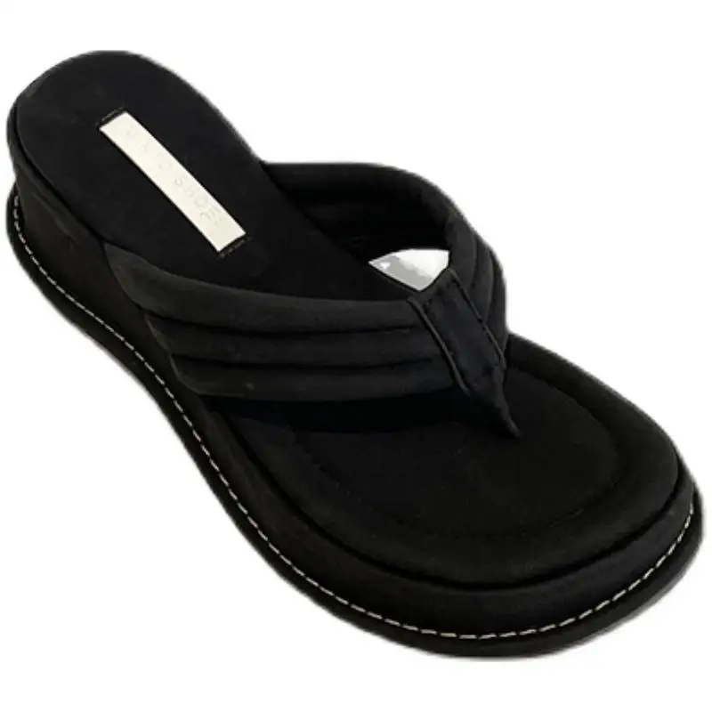 

Slippers Women Fashionable And Casual Non-slip Wedge Beach Shoes And House Slippers Shoes Woman Sandalias Zapatos De Mujer