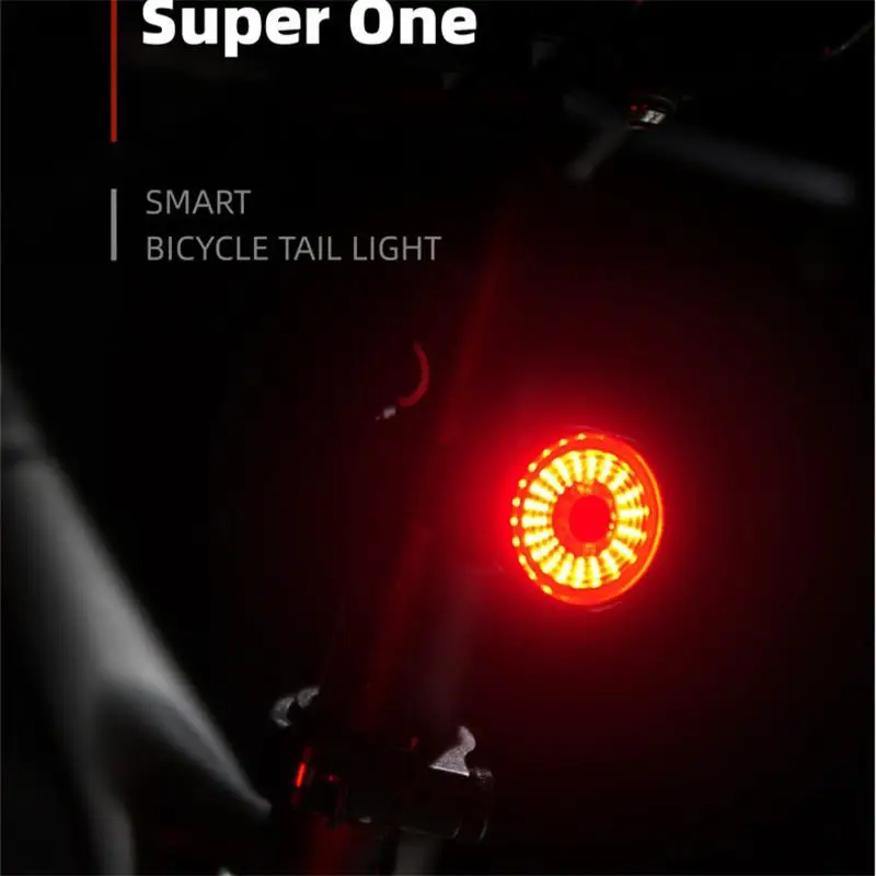 

Intelligent Sensing Brake Taillights Bicycle Taillights Usb Road Bike Mtb Mx2 Rear Taillights Waterproof Cycling Taillight New