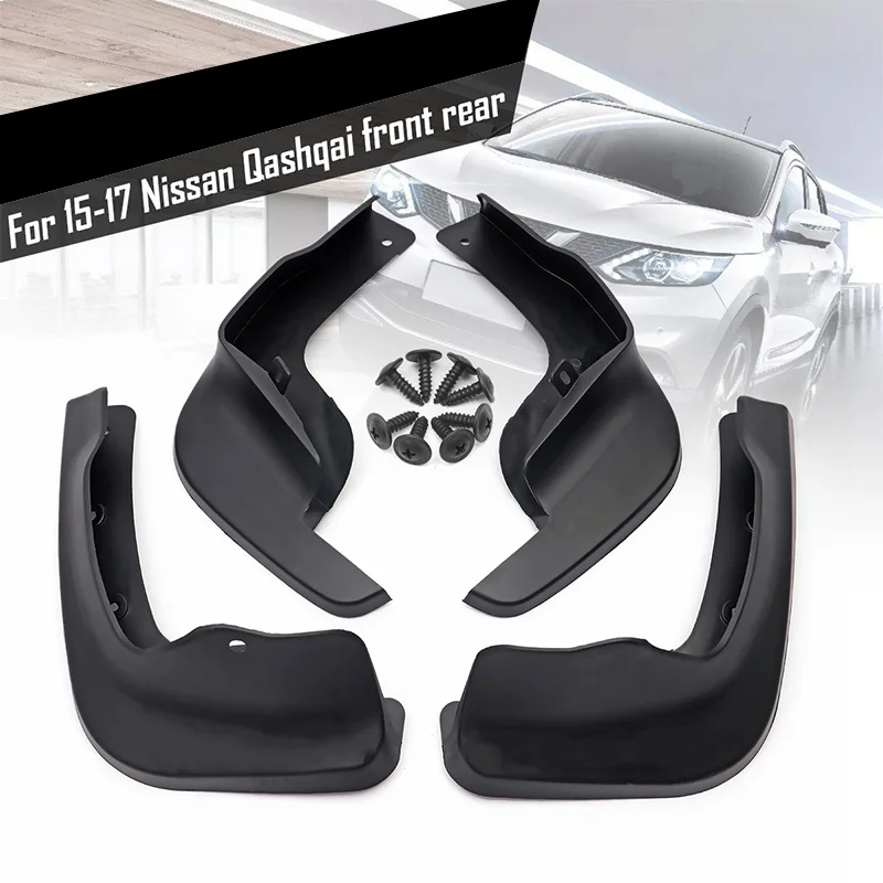 4 шт. для Nissan Qashqai J11 2014 2015 2016 2017 автомобильные передние и задние брызговики |