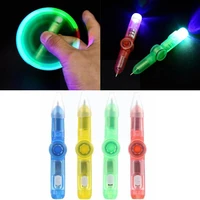 led pen ball pen fidget spinner hand top glow in dark kids toy tools gift stress light relief decompression toys school a0v9