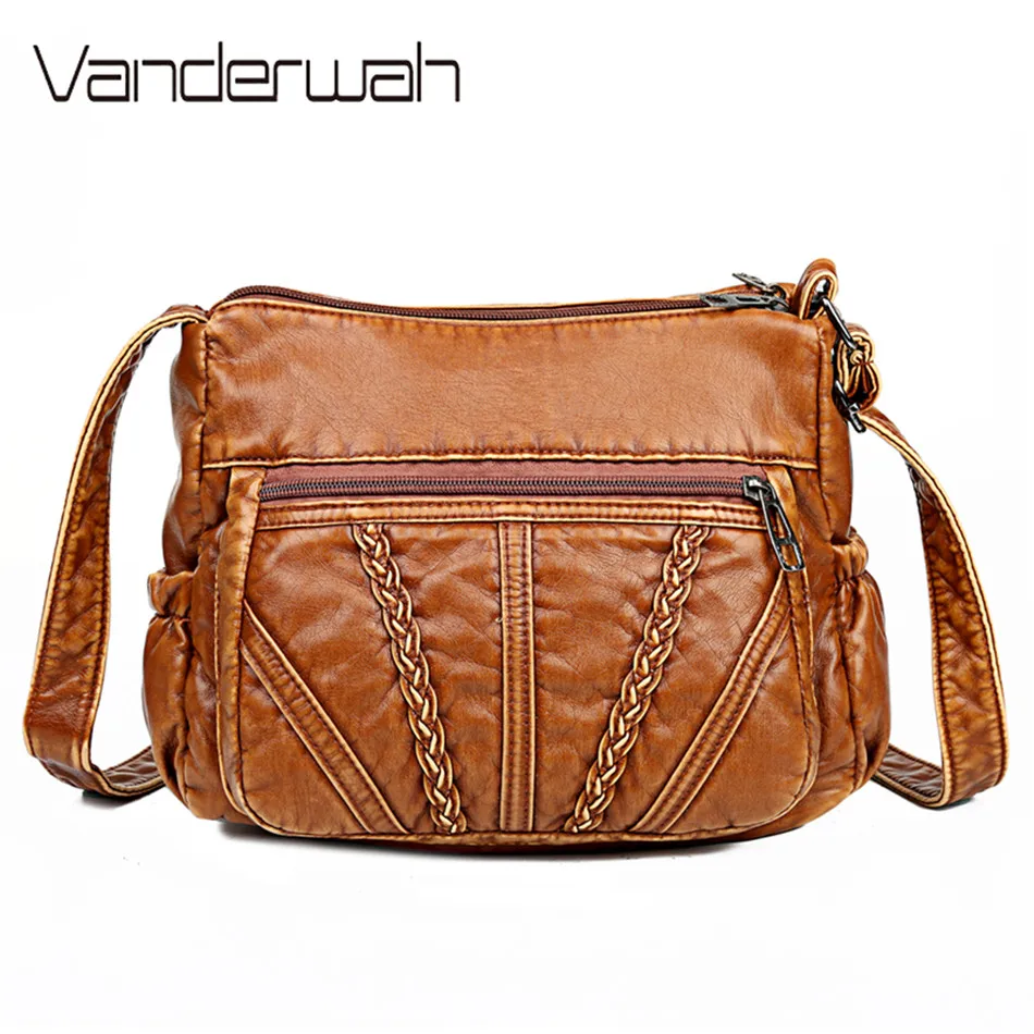 Винтажная женская сумка мессенджер высококачественные сумки через плечо для