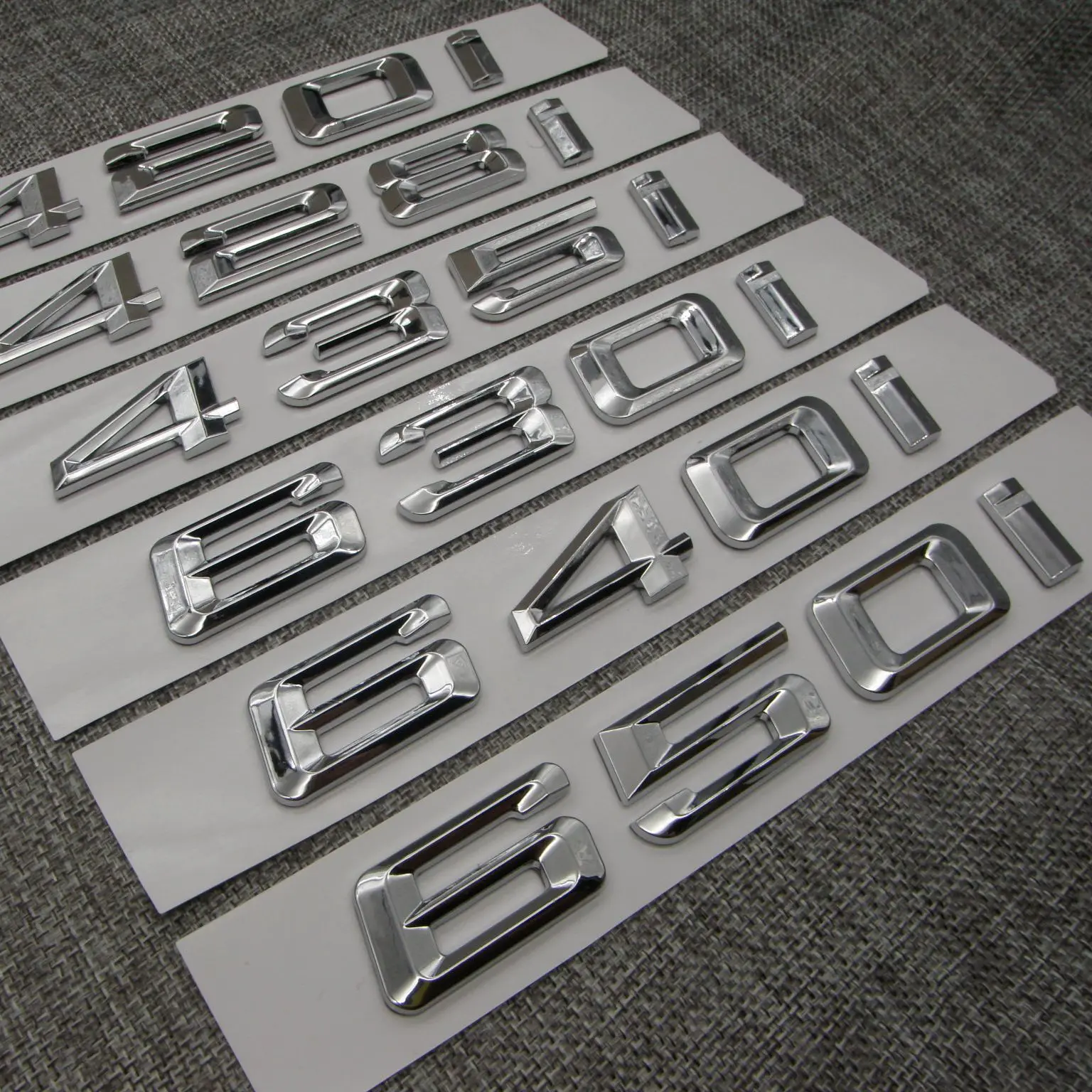 Эмблема для багажника с серебристыми цифрами хромированная эмблема BMW 5 серии 520i