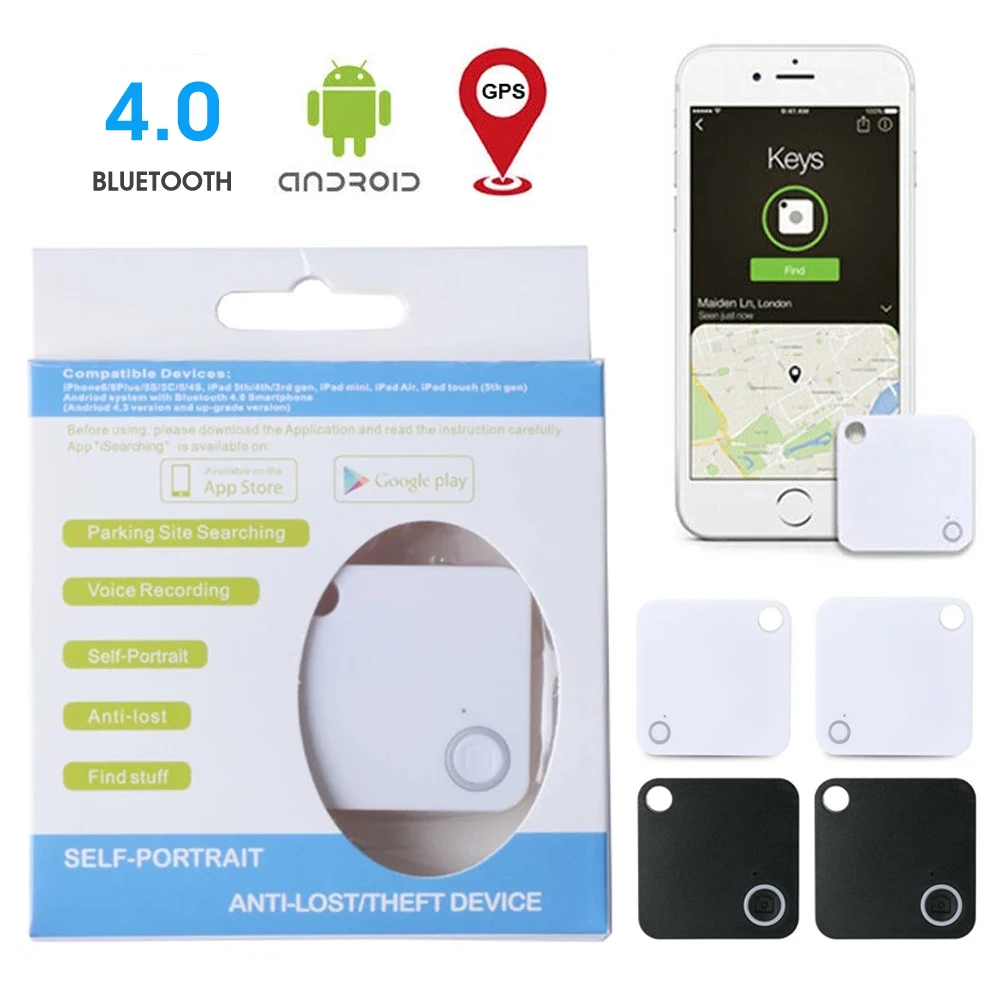 

4 шт. плитка тонкий комбинированный пакет трекер Gps Bluetooth ключ Finder интеллектуальный пульт дистанционного управления Управление брелок с защ...