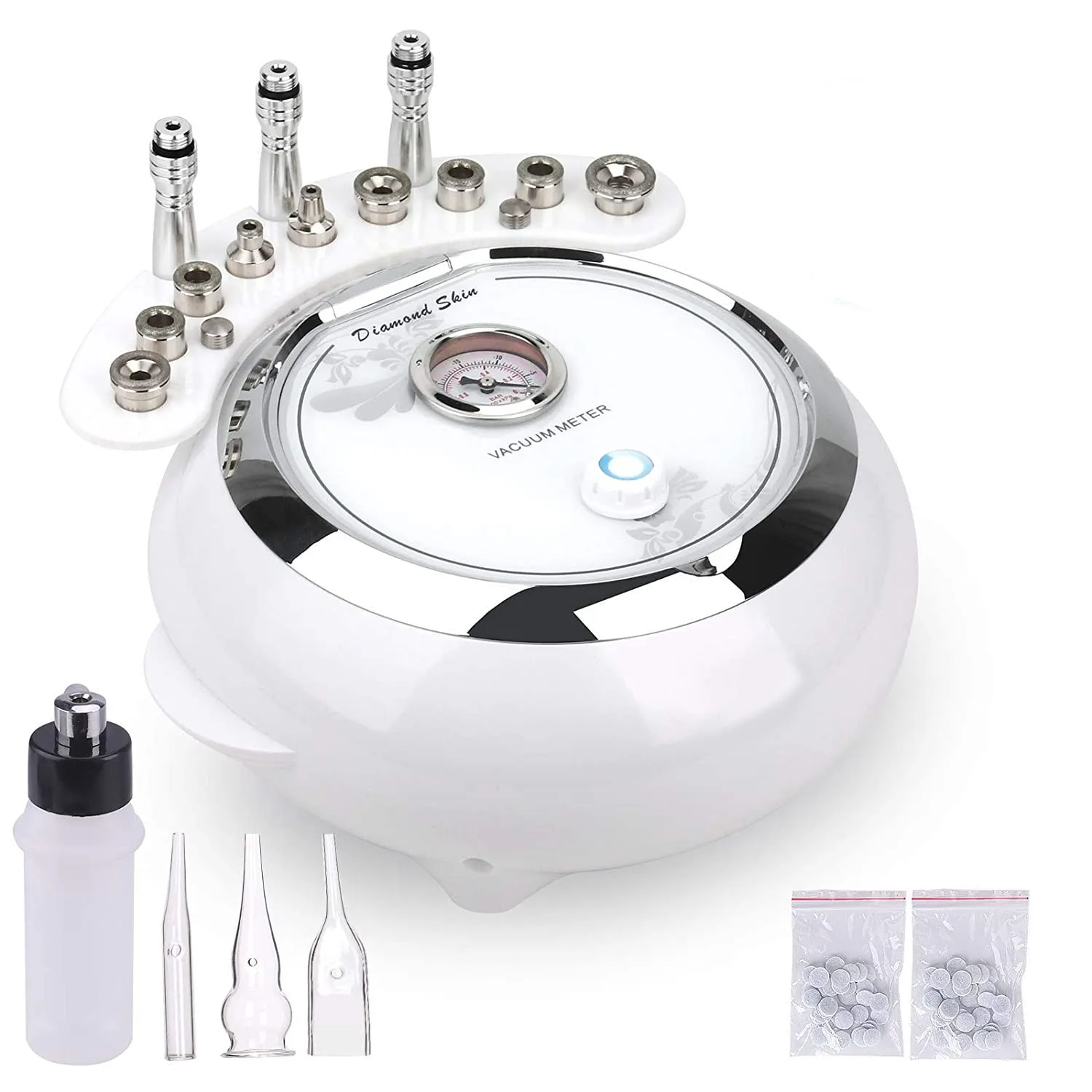 3 in 1 Diamond Microdermabrasion Machine Personal Home Use Beauty Salon Wrinkle Face Peeling Equipment