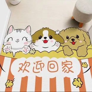 Modern New Chinese Style Carpet Living Room Sofa Coffee Table Light Luxury Home Bedroom Cute Cat Porch | Дом и сад