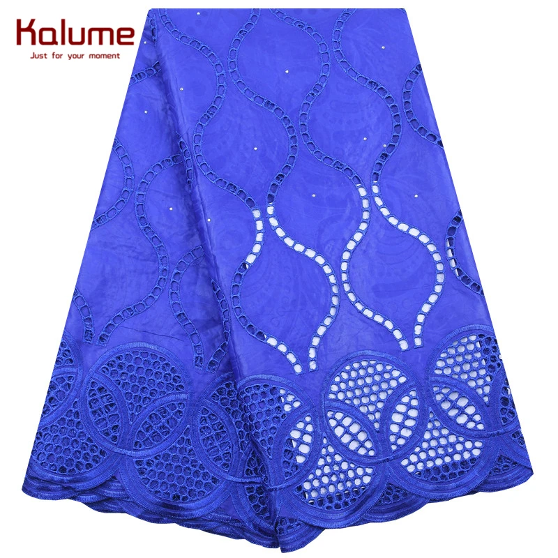 Калюме 5 ярдов Африканский Базен Riche кружевная ткань вышивка морская парча с