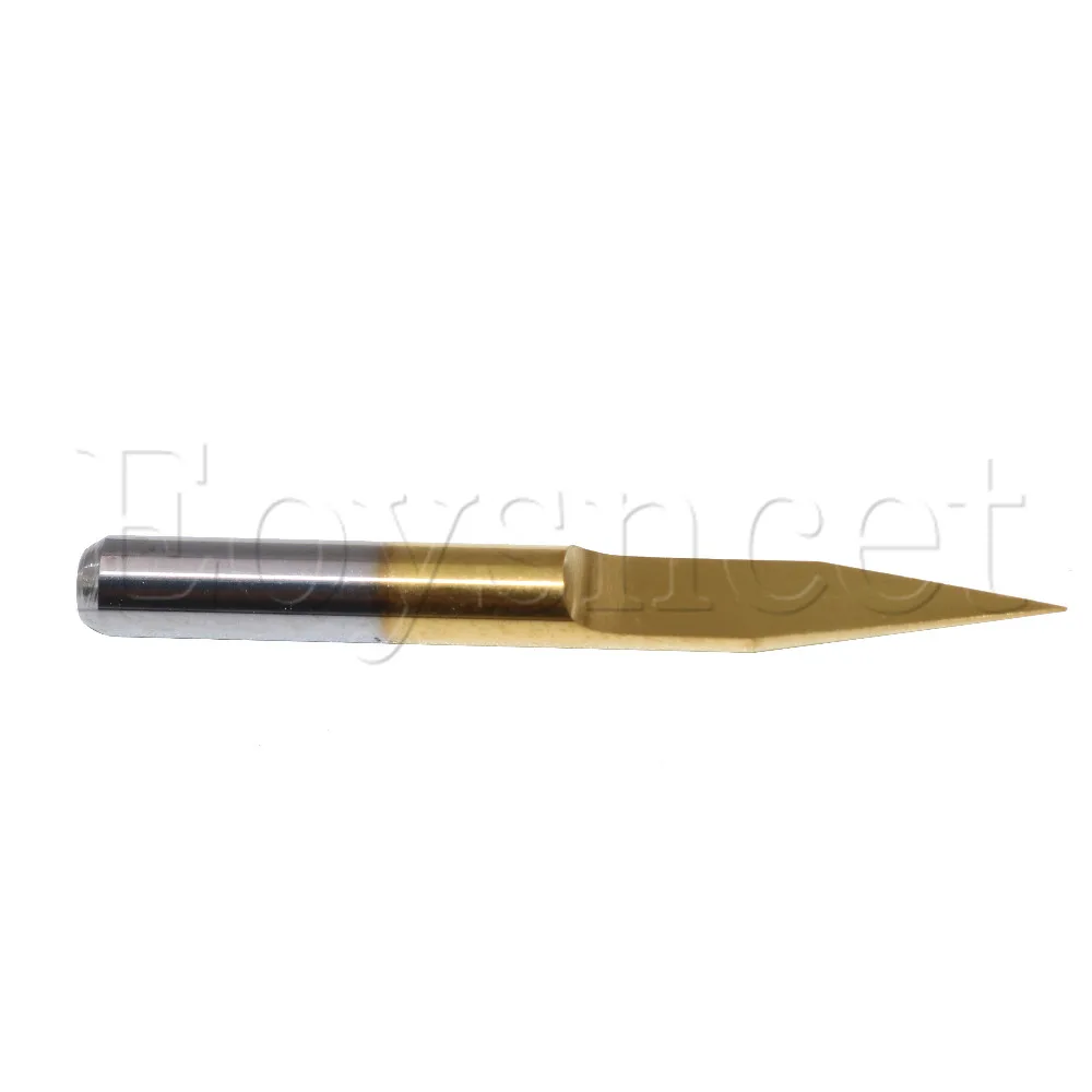 10pcs 0.1mm Blade Titanium Coated PCB Engraving CNC Bits 25 Degree 1/8" Shank | Инструменты
